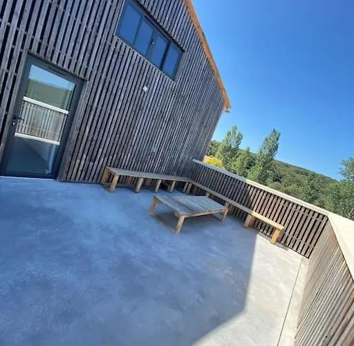 فندق Mas Piralet Ardeche En Pierre Piscine 6*12 Pool House Equipe Le Garn